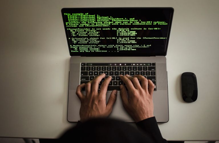 Software Engineer Working on a Laptop