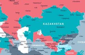 map of Central Asia
