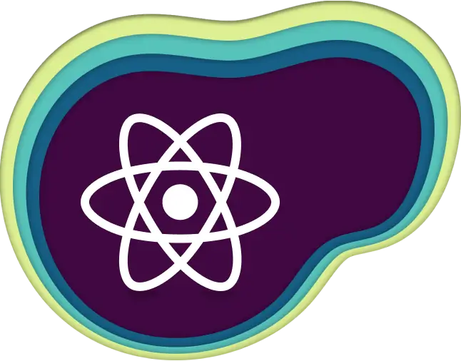 react icon in a shape