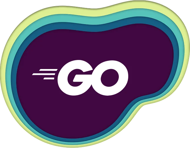 golang icon in a shape